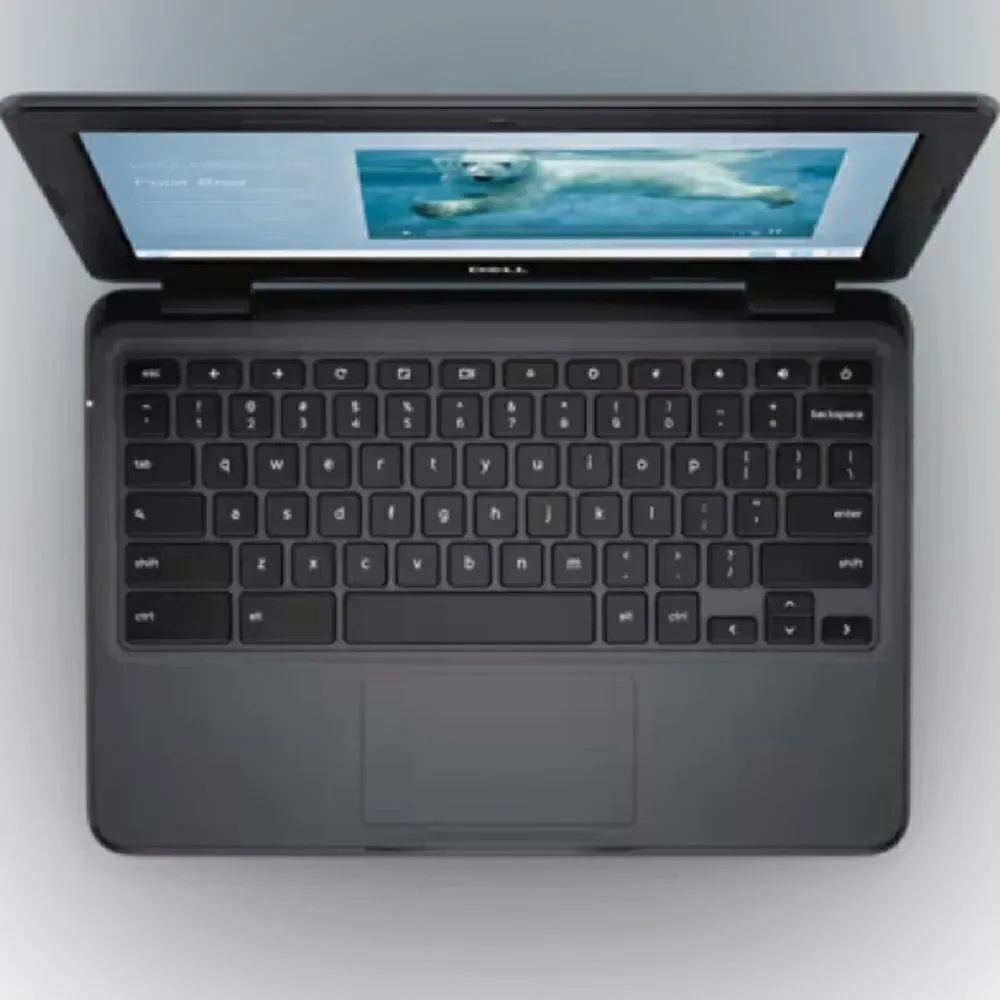 DELL 2 in 1 Chromebook 3100 Laptop in Gray Gunmetal Color (refurbished/used)